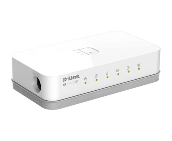 Bộ chia mạng 5 cổng D-LINK DES-1005C 10/100Mb Chính hãng giá rẻ - Ảnh 2