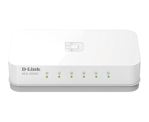 Bộ chia mạng 5 cổng D-LINK DES-1005C 10/100Mb Chính hãng giá rẻ